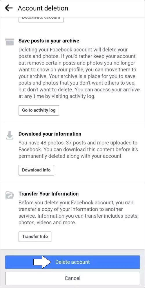 Facebook Account Delete Kaise Kare | फेसबुक अकाउंट डिलीट कैसे करें?